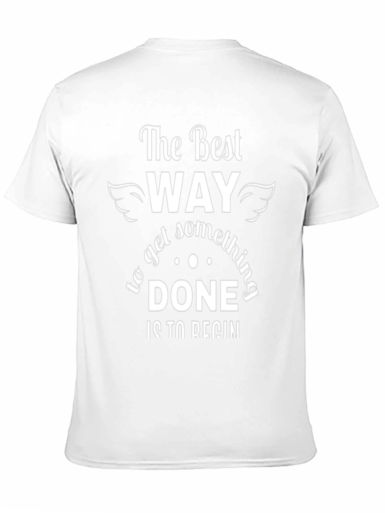 Motivational The Best Way Black T-Shirt