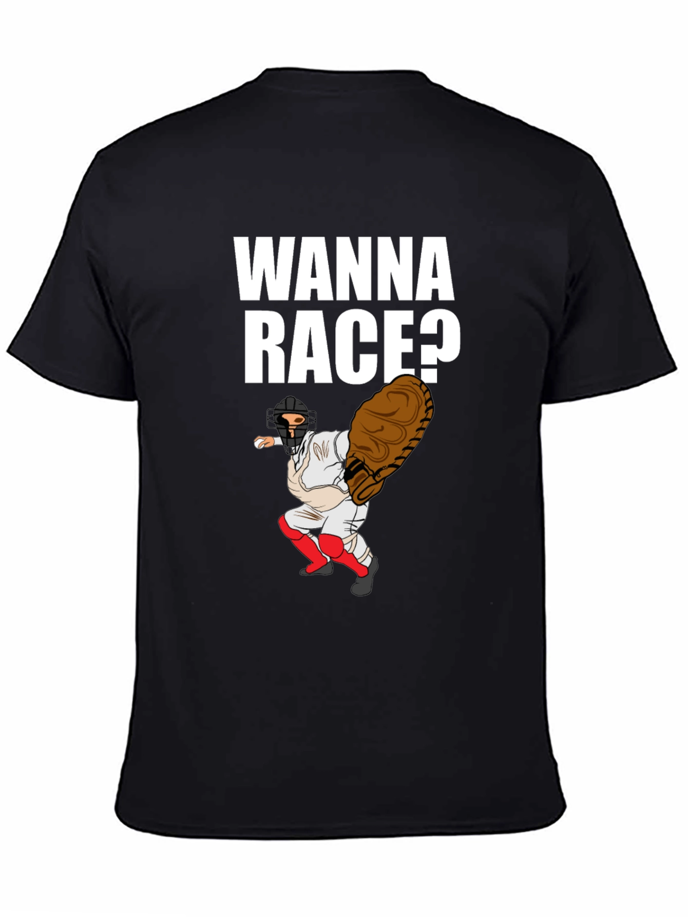 Wanna Race Baseball T-Shirt