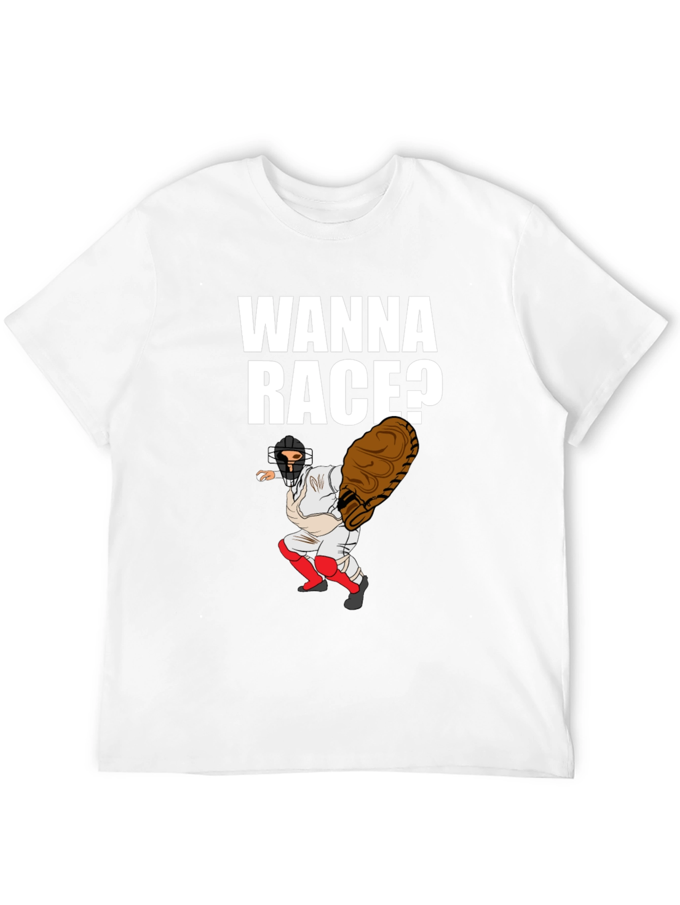 Wanna Race Baseball T-Shirt