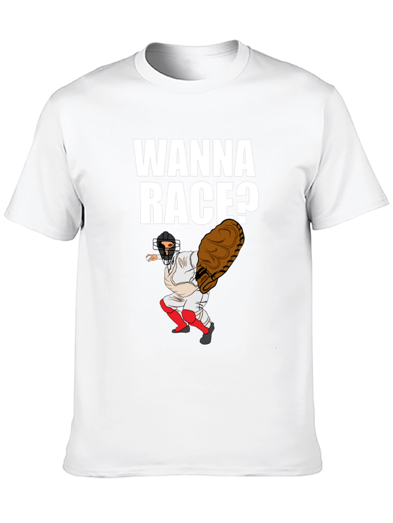Wanna Race Baseball T-Shirt