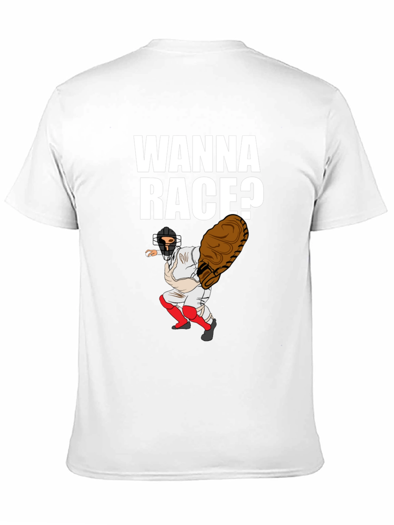 Wanna Race Baseball T-Shirt