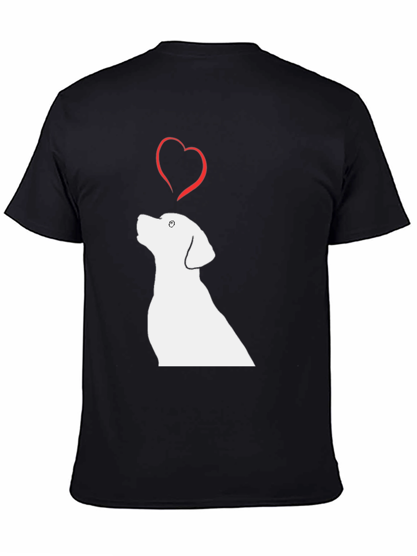 Dog Love Black T-Shirt