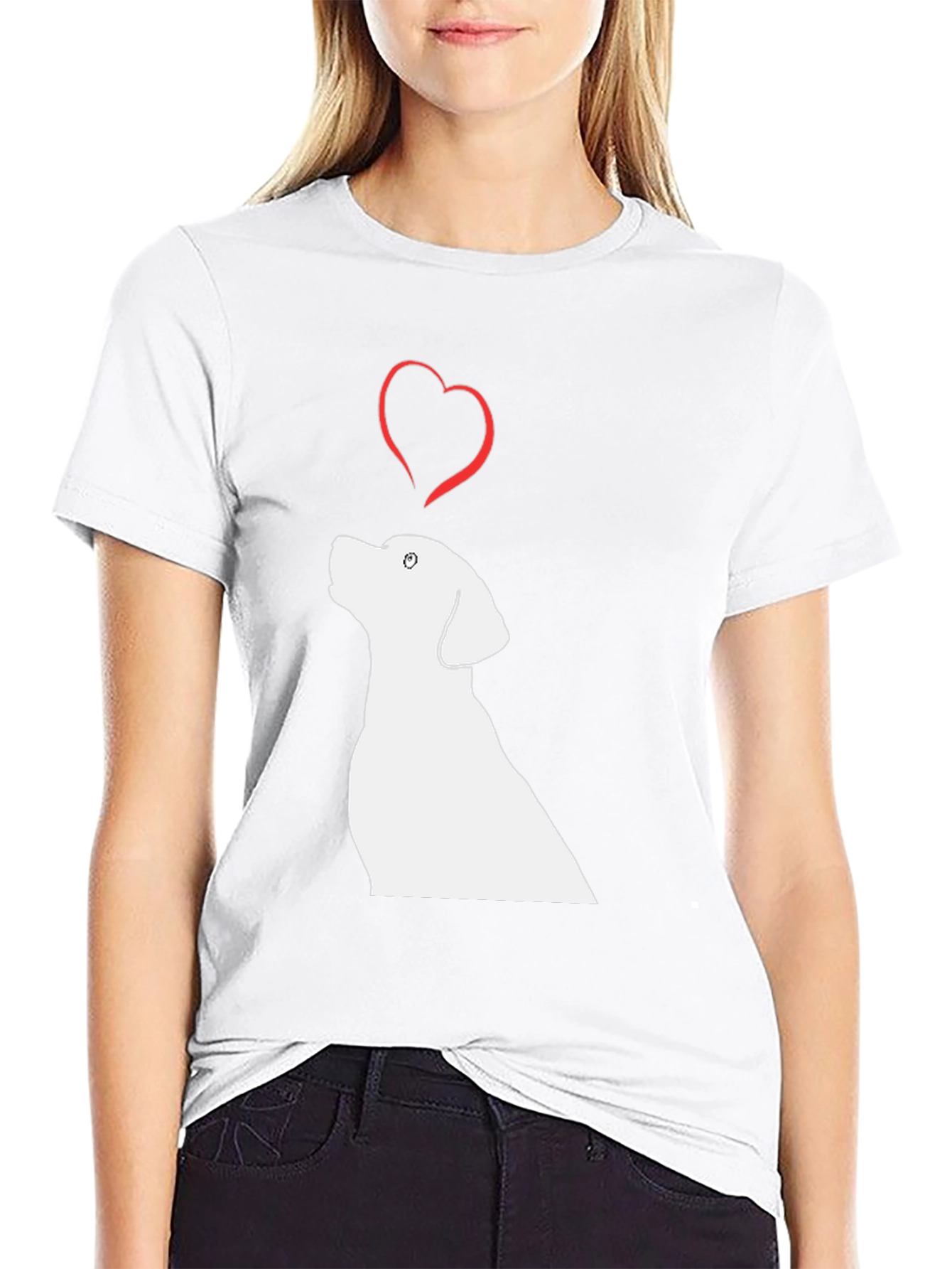 Dog Love Black T-Shirt