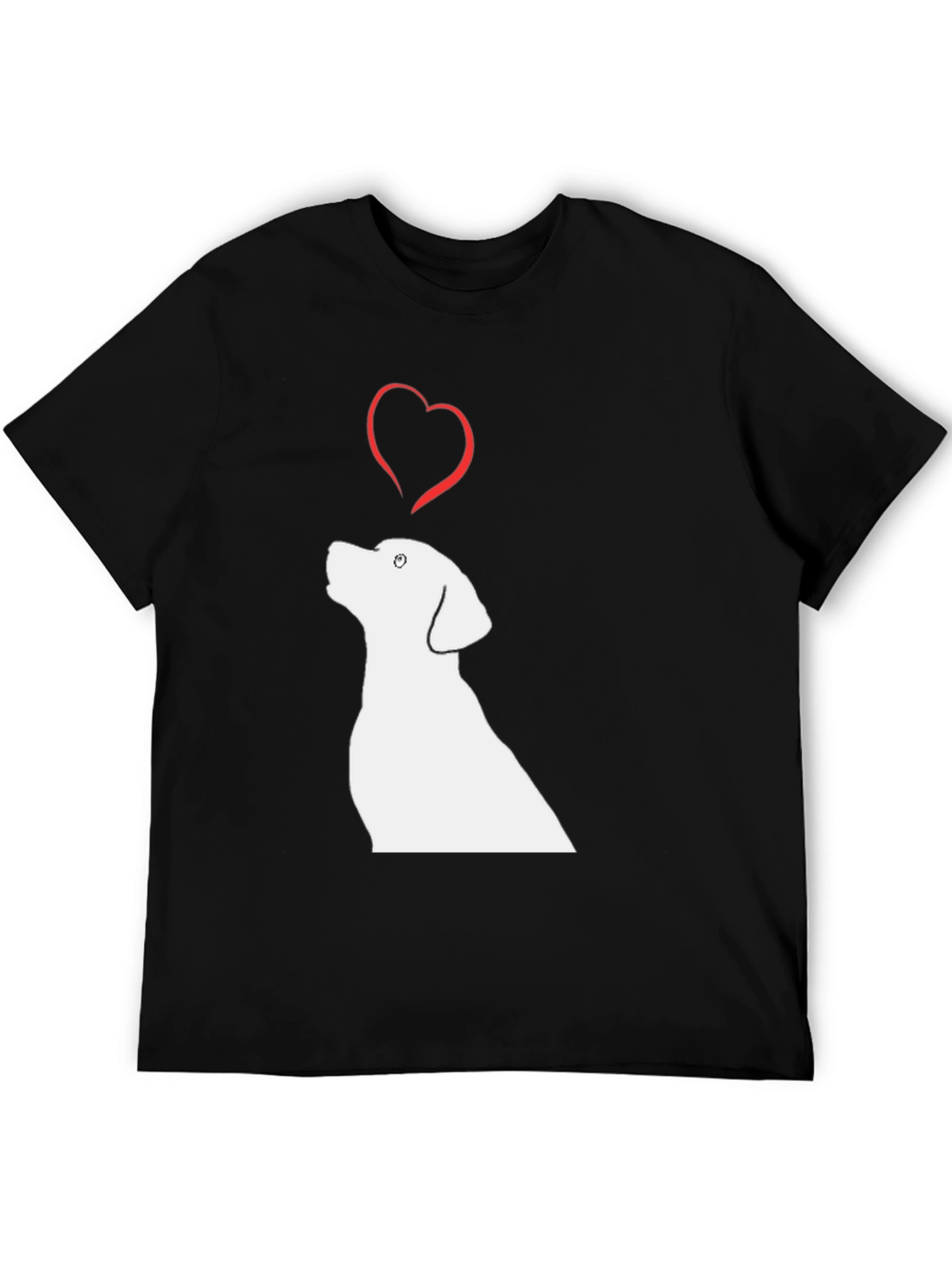 Dog Love Black T-Shirt
