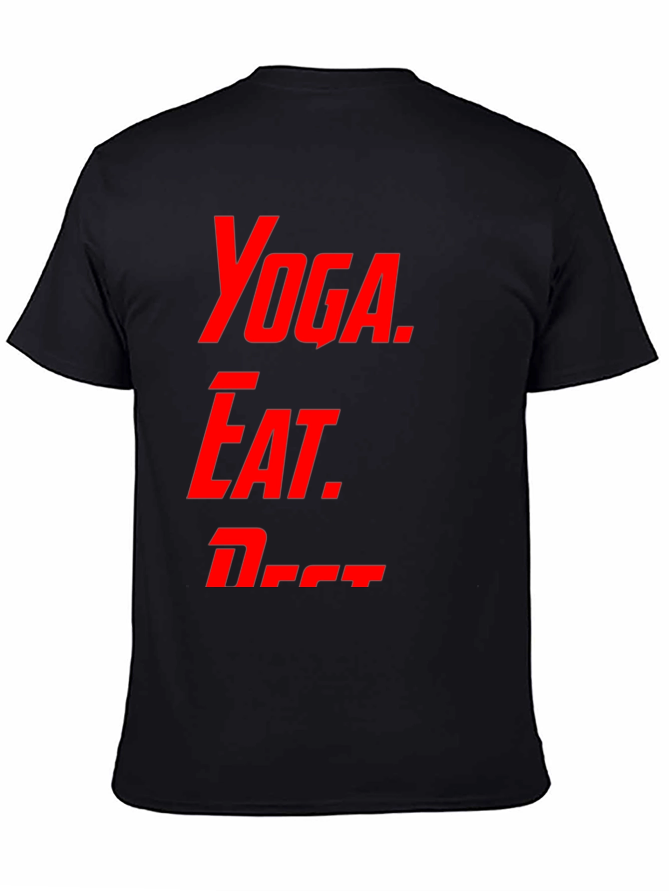 Yoga Eat Nap Mens Graphic T-Shirt