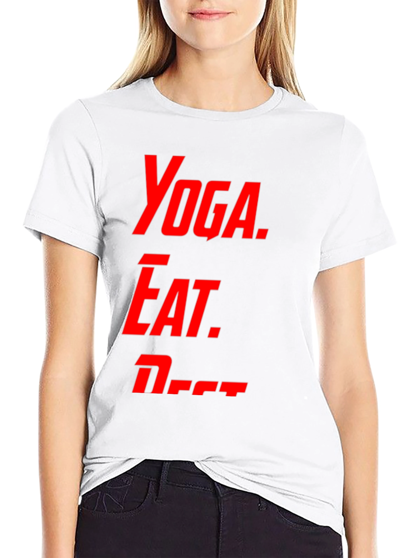 Yoga Eat Nap Mens Graphic T-Shirt