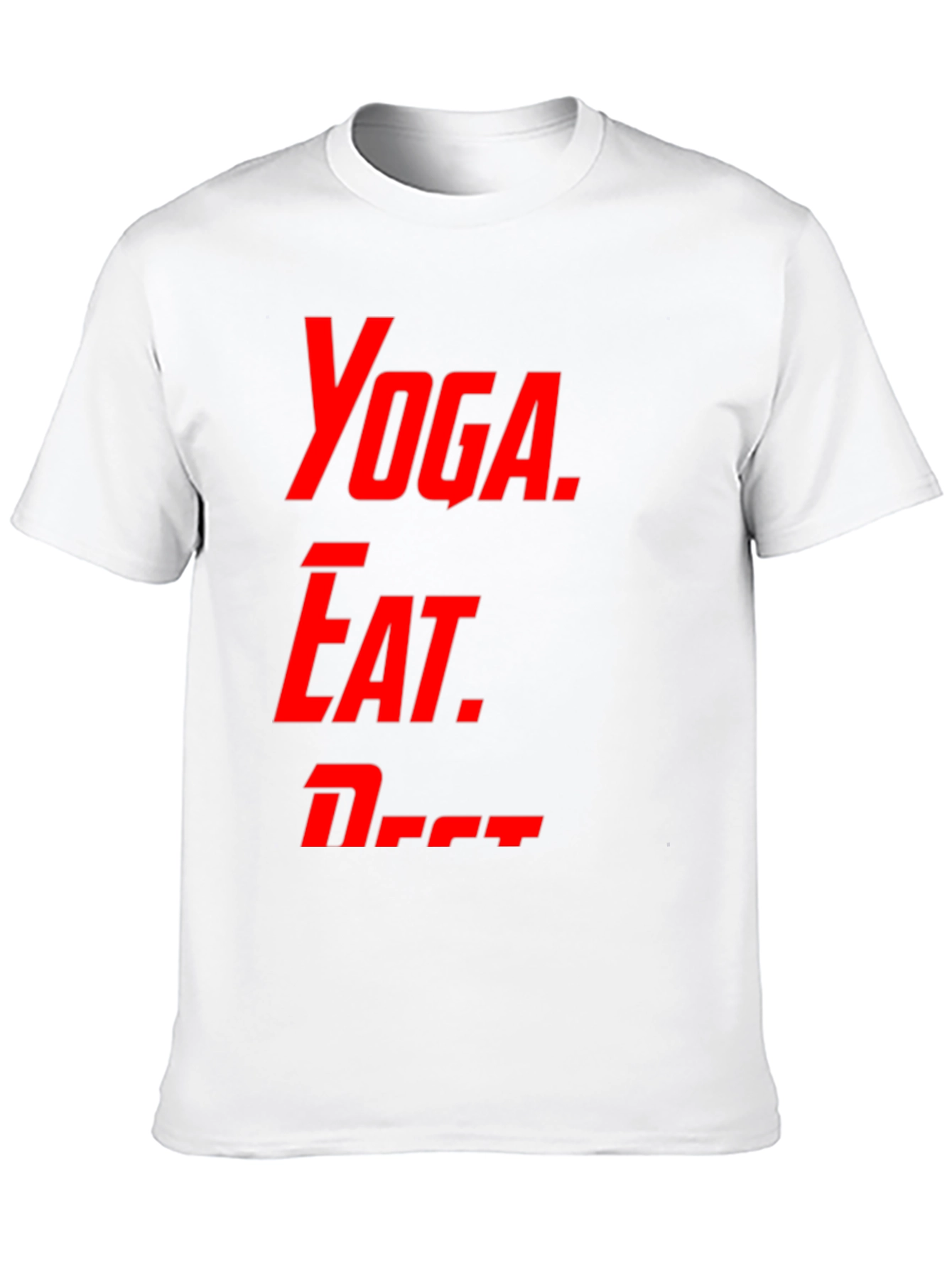 Yoga Eat Nap Mens Graphic T-Shirt