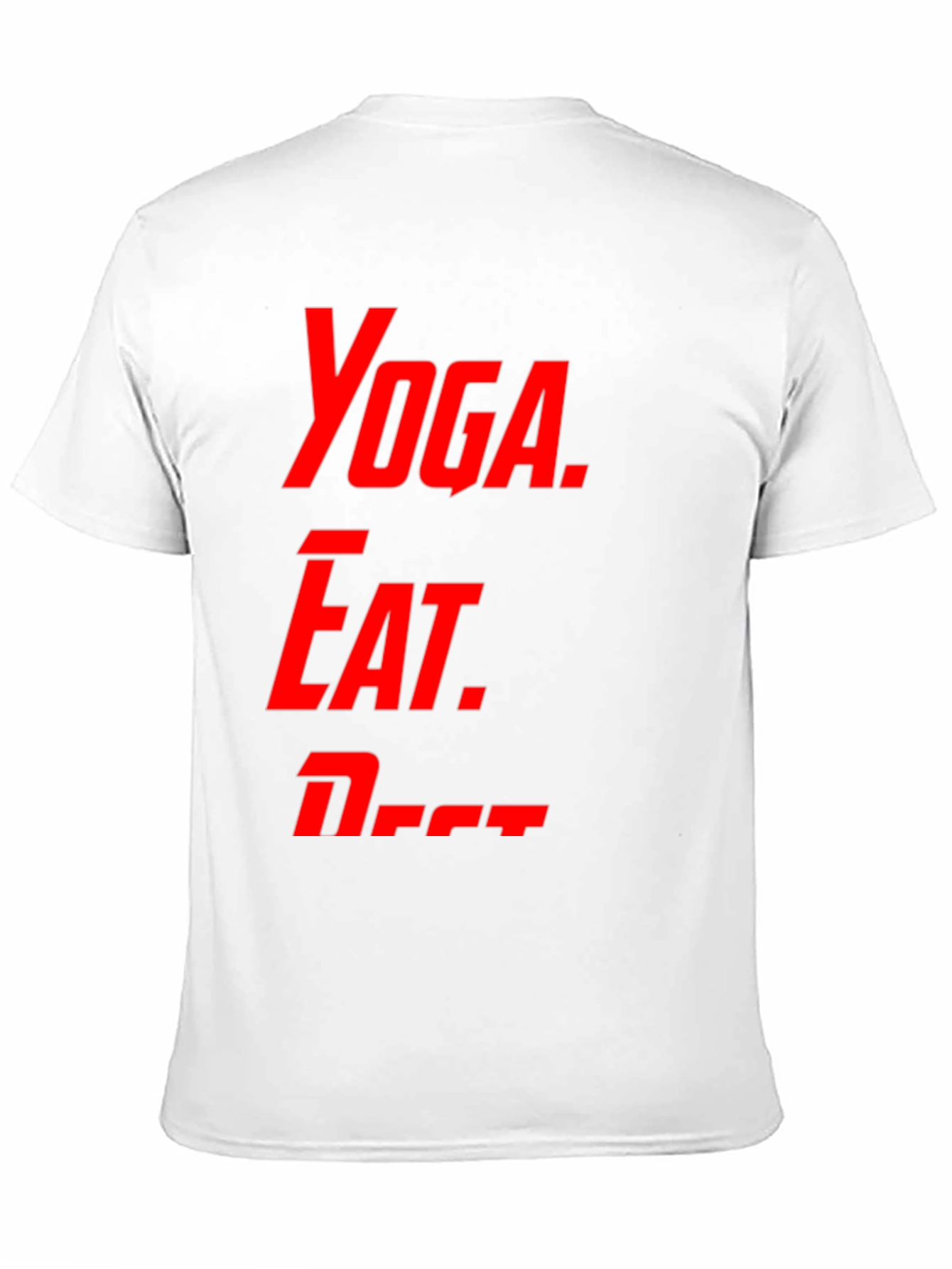 Yoga Eat Nap Mens Graphic T-Shirt