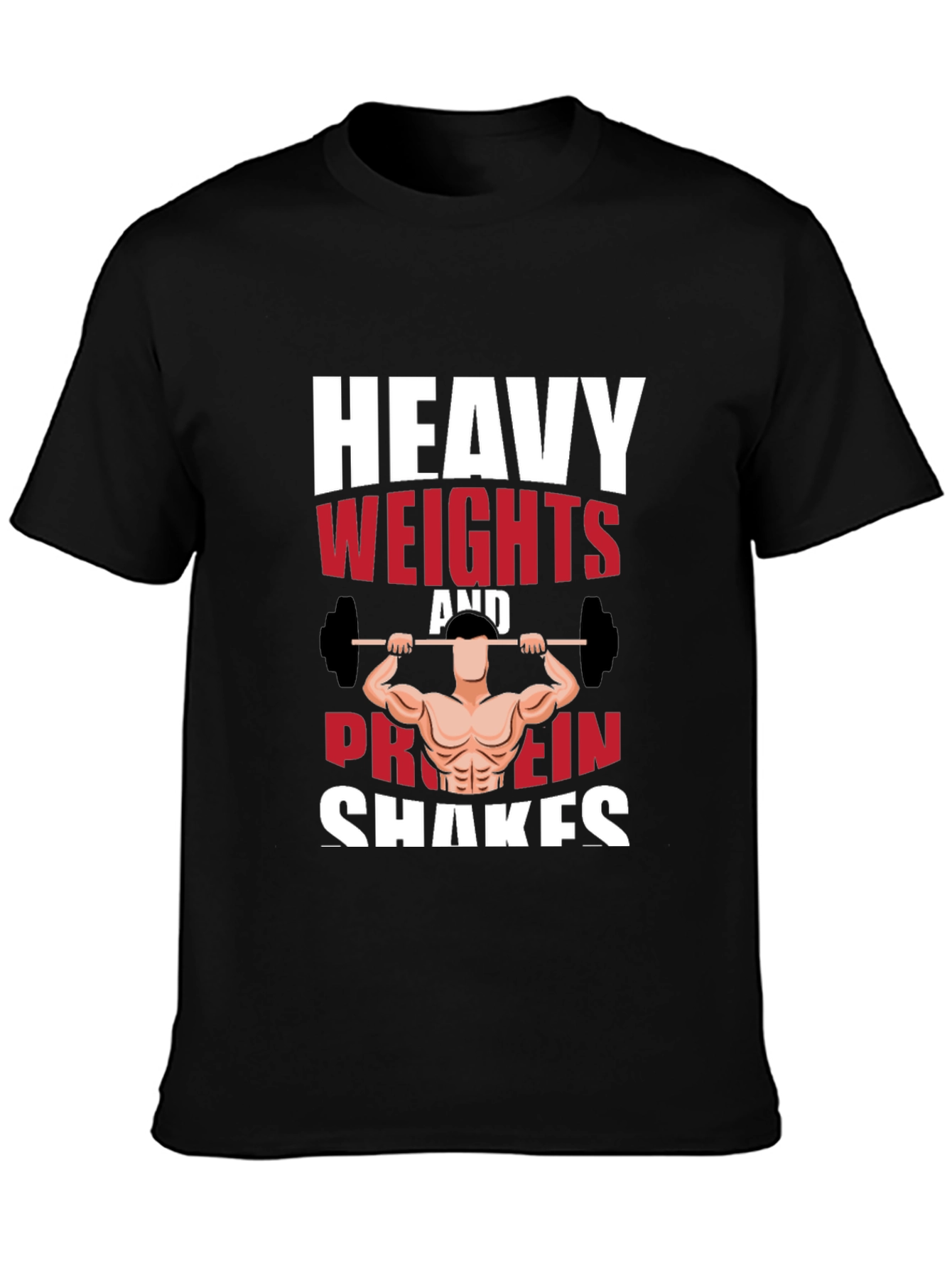 Heavy Weights & Protein Shakes Graphic Tee