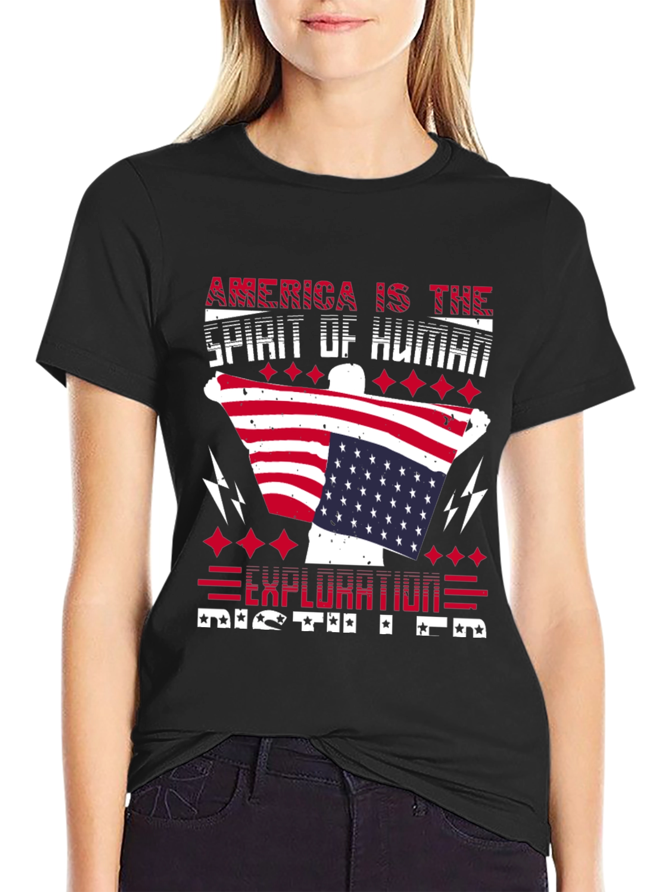 Patriotic America Exploration T-Shirt