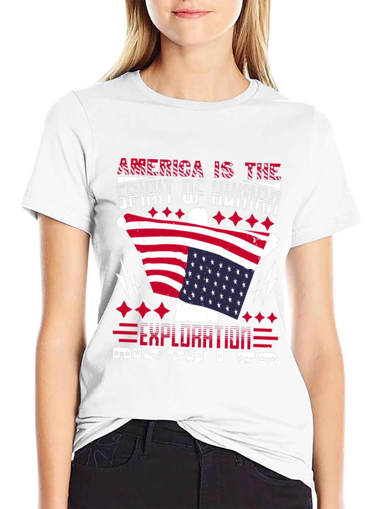 Patriotic America Exploration T-Shirt