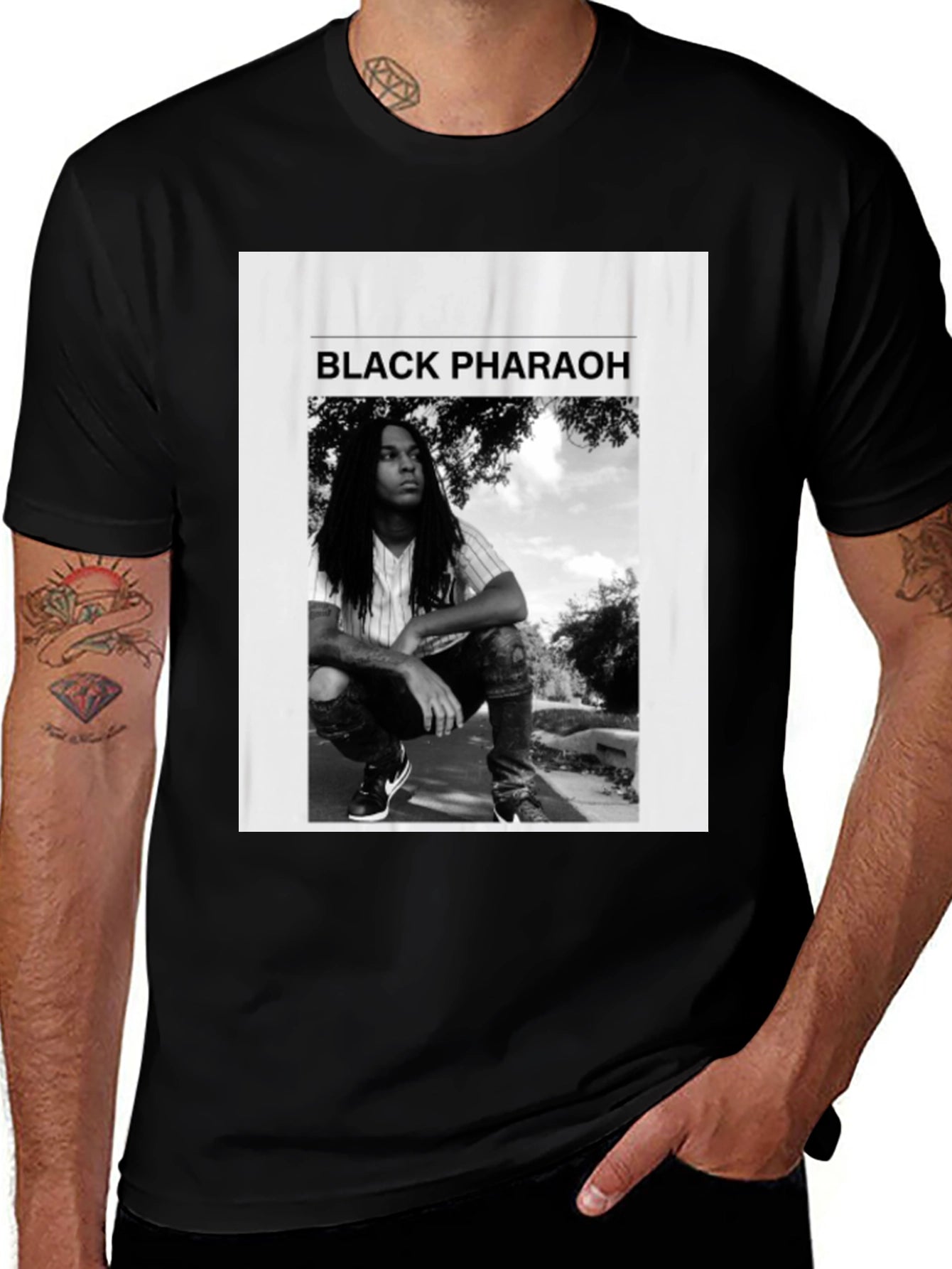 Black Pharaoh Graphic Tee - Unisex Soft Cotton T-Shirt