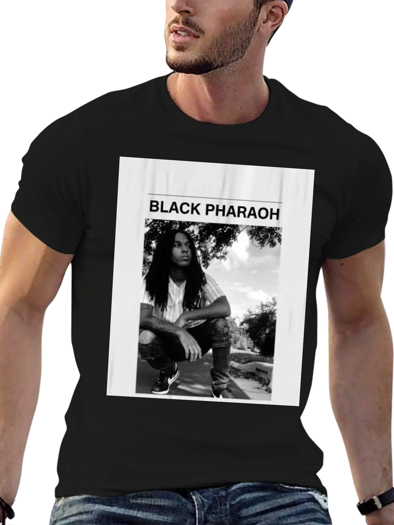 Black Pharaoh Graphic Tee - Unisex Soft Cotton T-Shirt