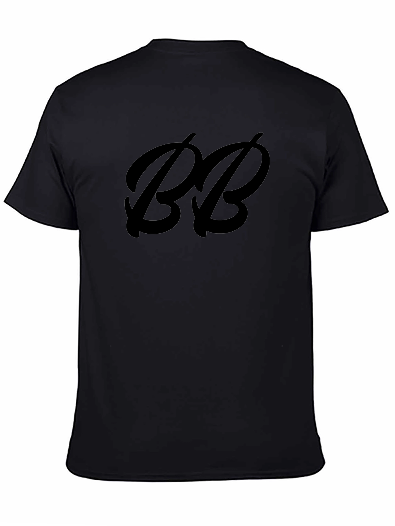 Mens Black BB Logo Tee - Casual Style