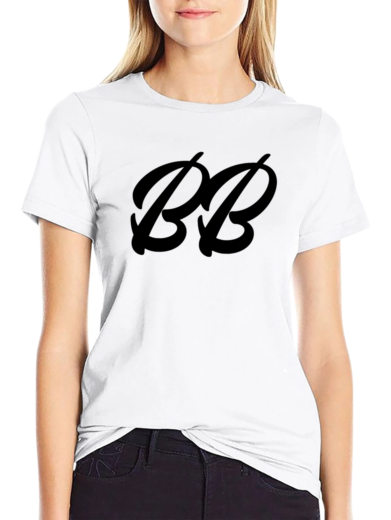 Mens Black BB Logo Tee - Casual Style