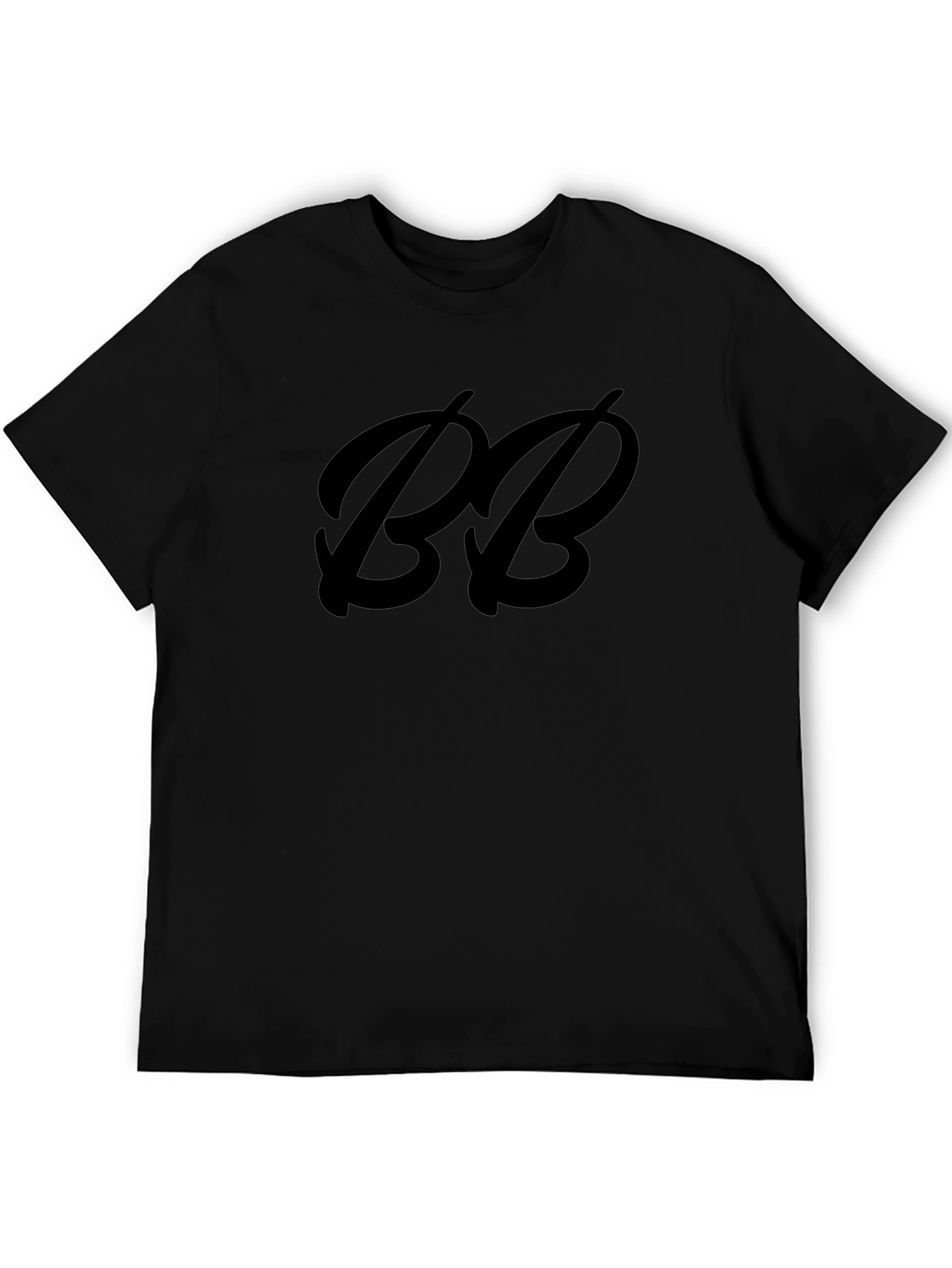 Mens Black BB Logo Tee - Casual Style