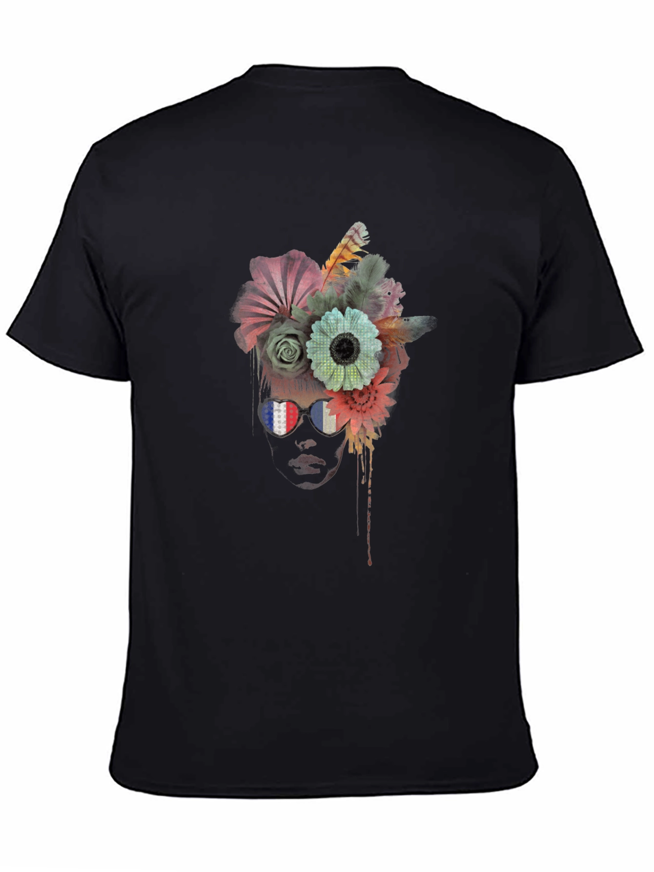 Floral Crown Graphic Tee - Stylish Unisex Shirt