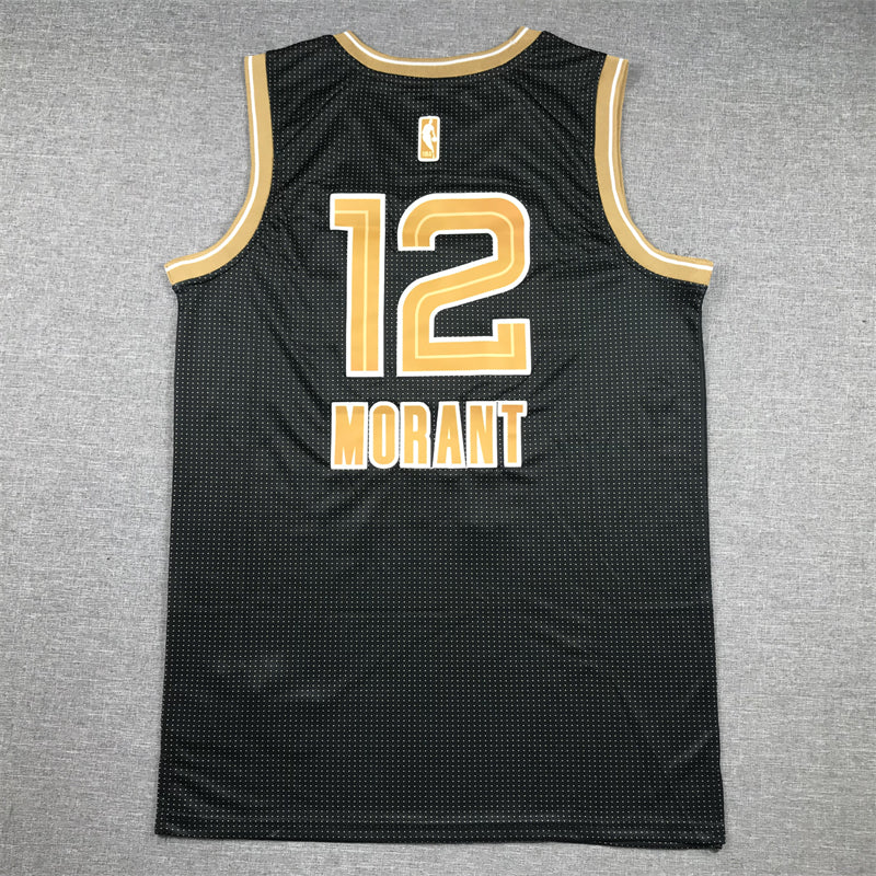 Men's Memphis Grizzlies Ja Morant #12 Black Select Series Swingman Jerseys