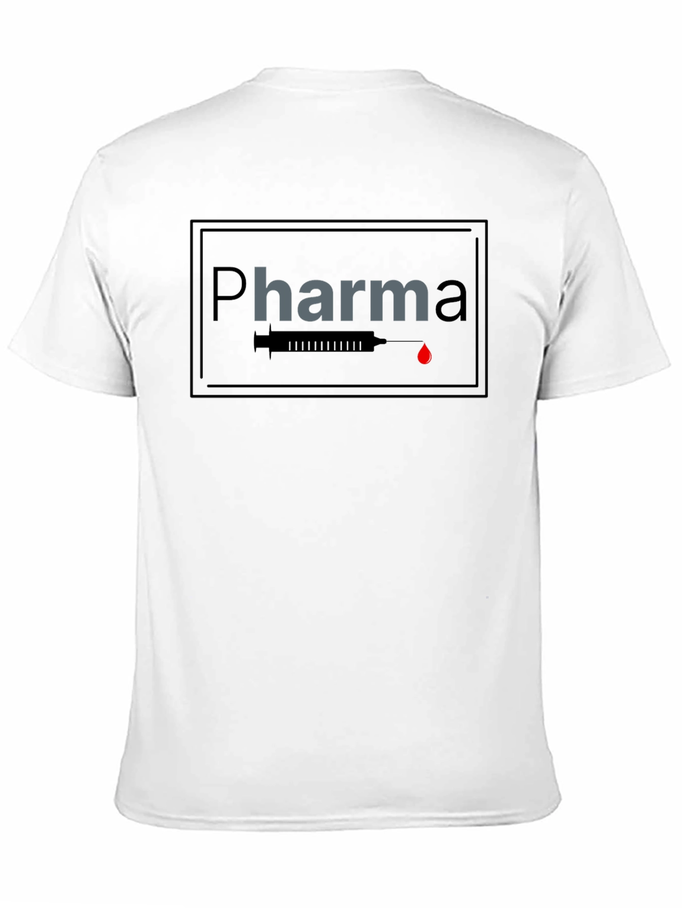 Pharma Syringe Graphic T-Shirt - Stylish Med Design