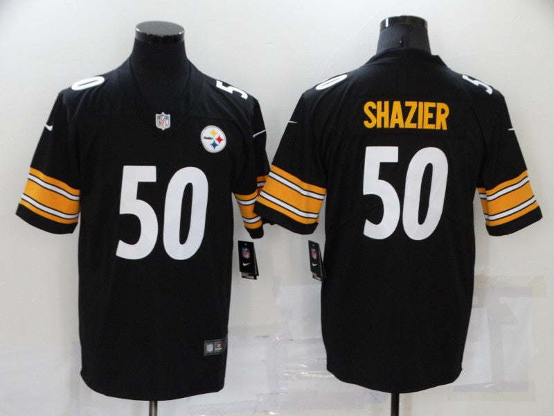 Men's Pittsburgh Steelers Ryan Shazier #50 Black Game Jerseys