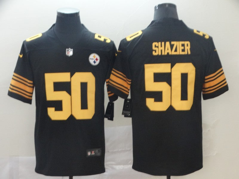Men's Pittsburgh Steelers Ryan Shazier #50 Black Alternate Legend Jerseys