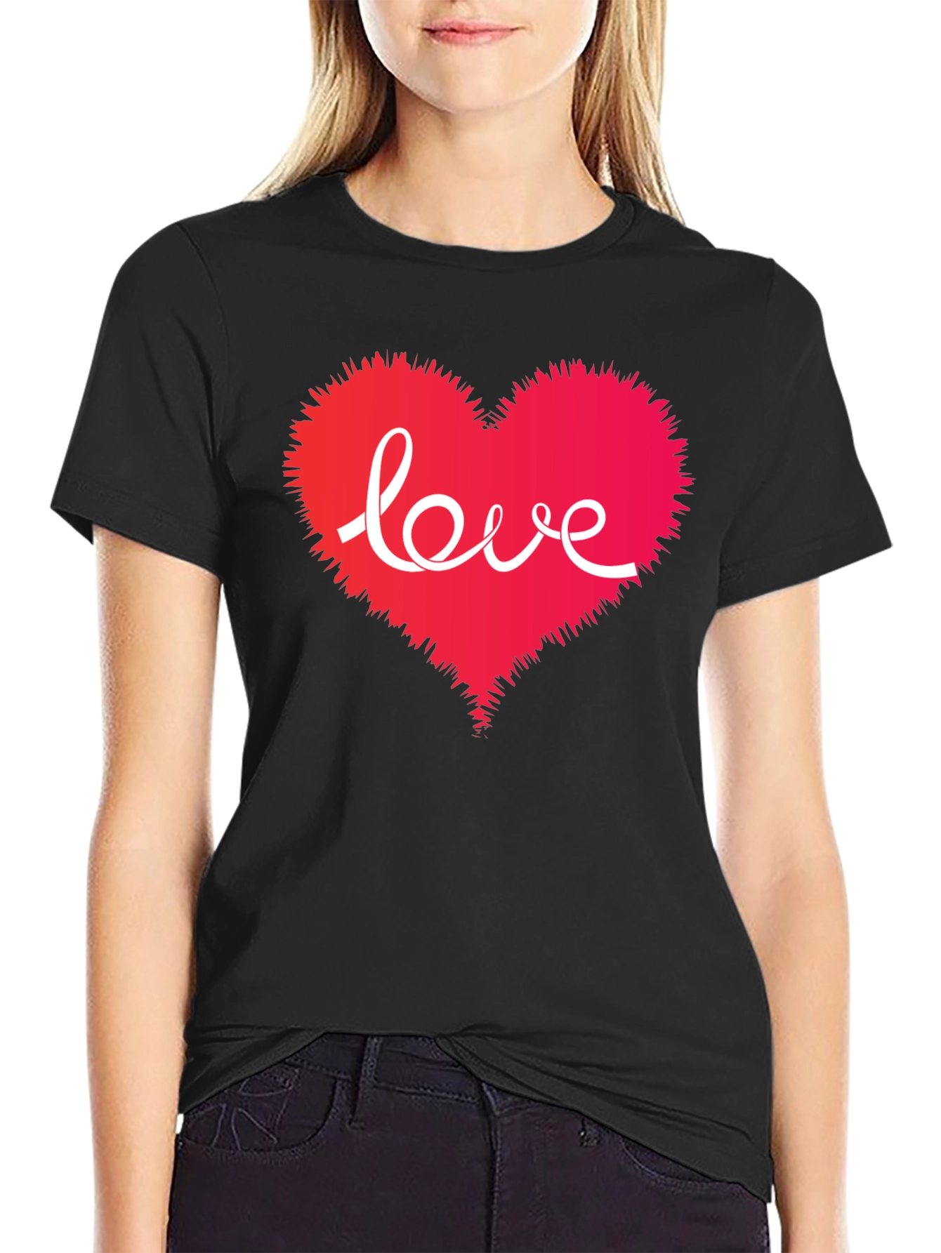 Love Heart Graphic T-Shirt