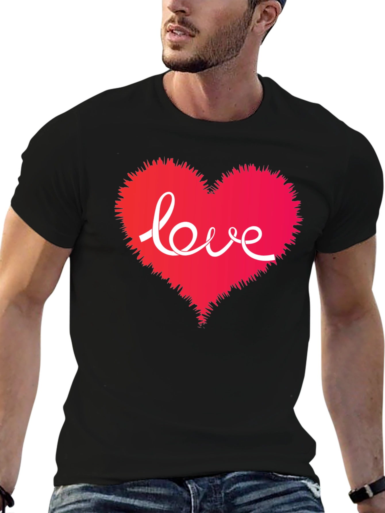 Love Heart Graphic T-Shirt