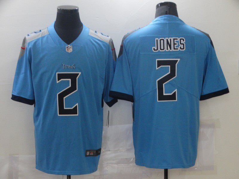 Men's Tennessee Titans Julio Jones #2 Light Blue Game Jerseys