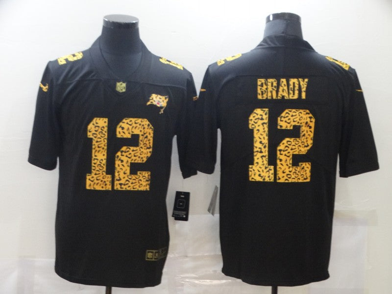Men's Tampa Bay Buccaneers Tom Brady #12 Black Game Jerseys