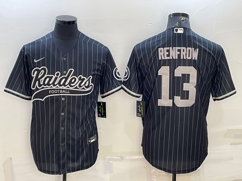 Men's Las Vegas Raiders Hunter Renfrow #13 Black Game Player Jerseys Joint Edition
