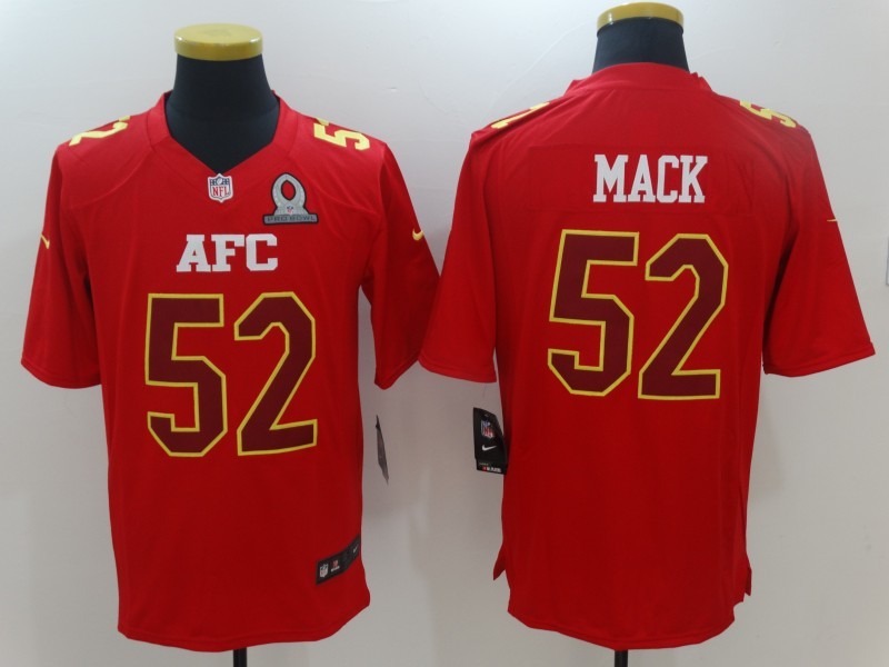 Men's Las Vegas Raiders Khalil Mack #52 Red Game Jerseys