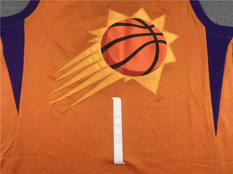 Men's Phoenix Suns Devin Booker Orange 2019/20 Fast Break Replica Player Jerseys