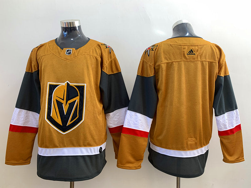 Men's Vegas Golden Knights Gold Primegreen Authentic Player Blank Jerseys