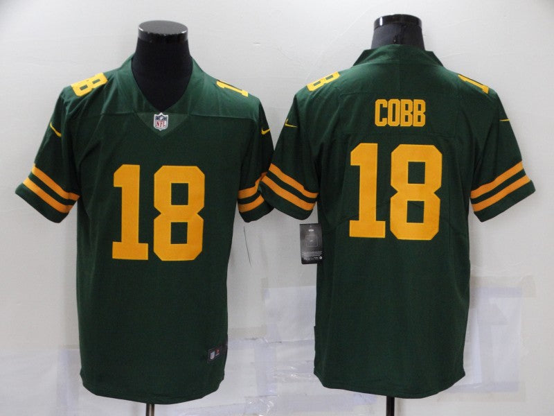 Men's Green Bay Packers Randall Cobb #18 Green Game Player Jerseys