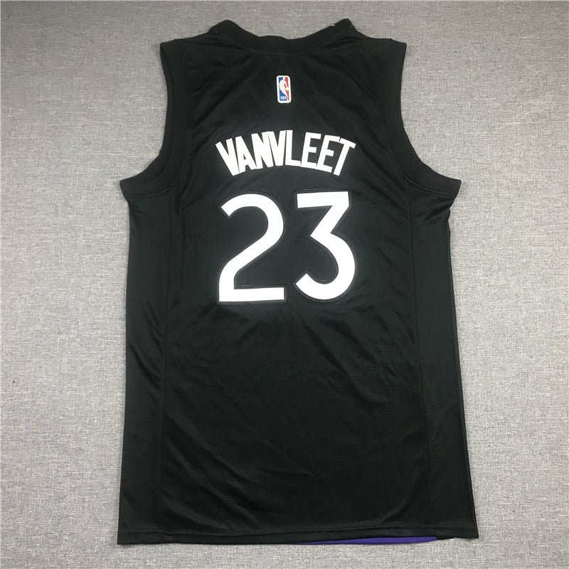 Men's Toronto Raptors Fred VanVleet Black/Purple 2020/21 Swingman Player Jerseys