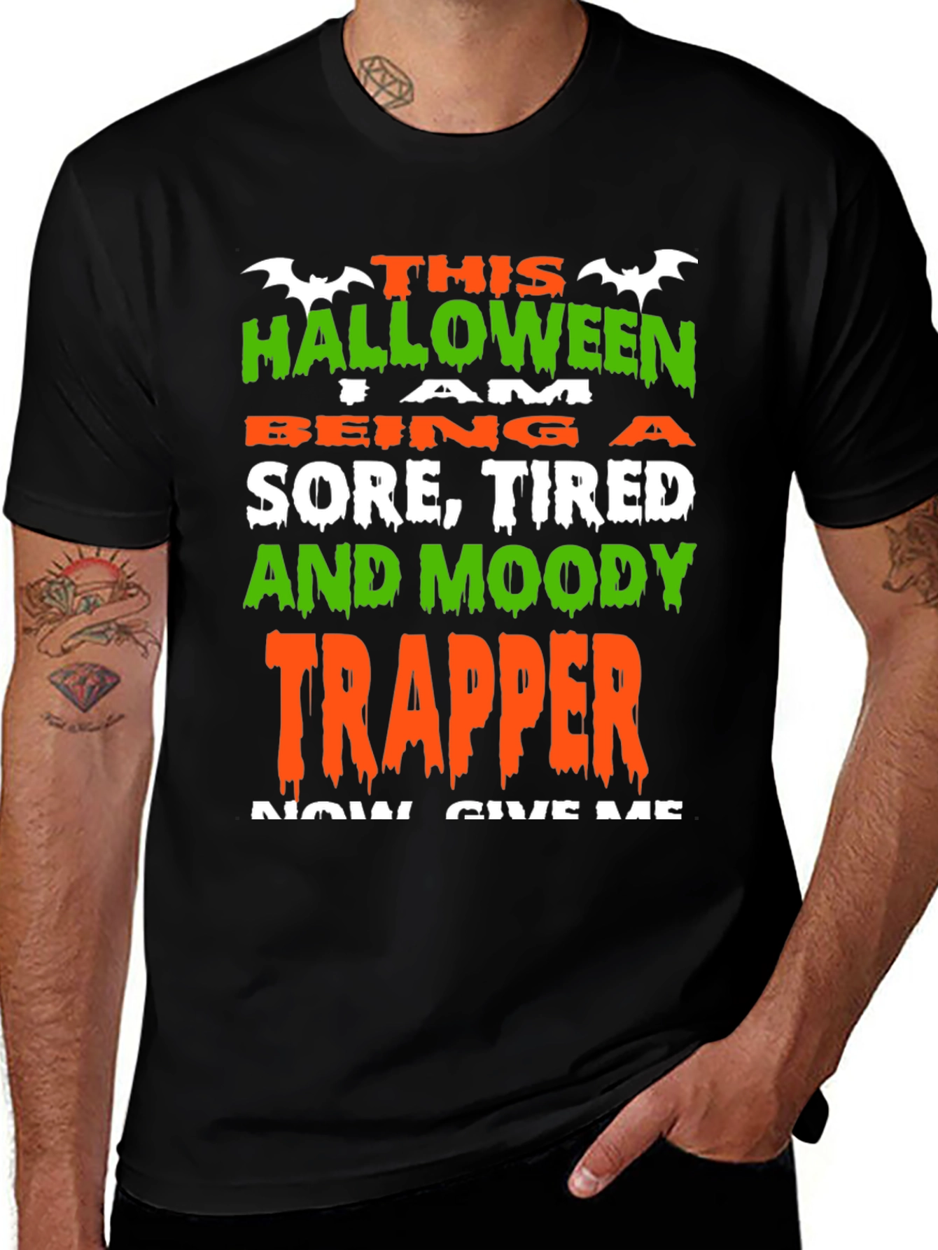 Funny Halloween Trapper T-Shirt