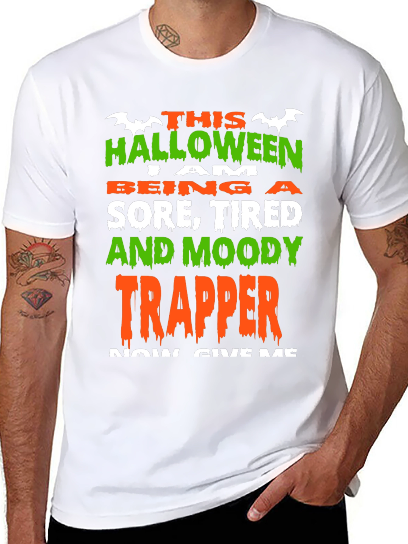 Funny Halloween Trapper T-Shirt