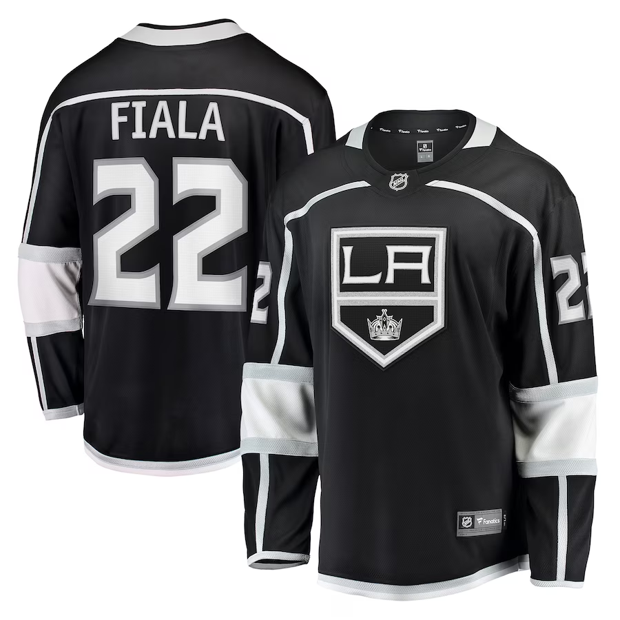 Men's Los Angeles Kings Kevin Fiala #22 Black Home Breakaway Player Jerseys