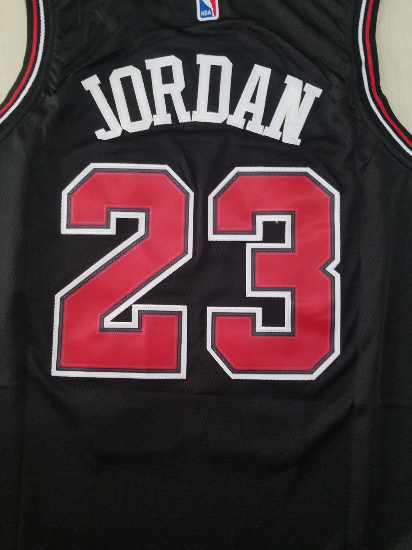 Men's Chicago Bulls Michael Jordan #23 Black Fast Break Replica Player Jerseys