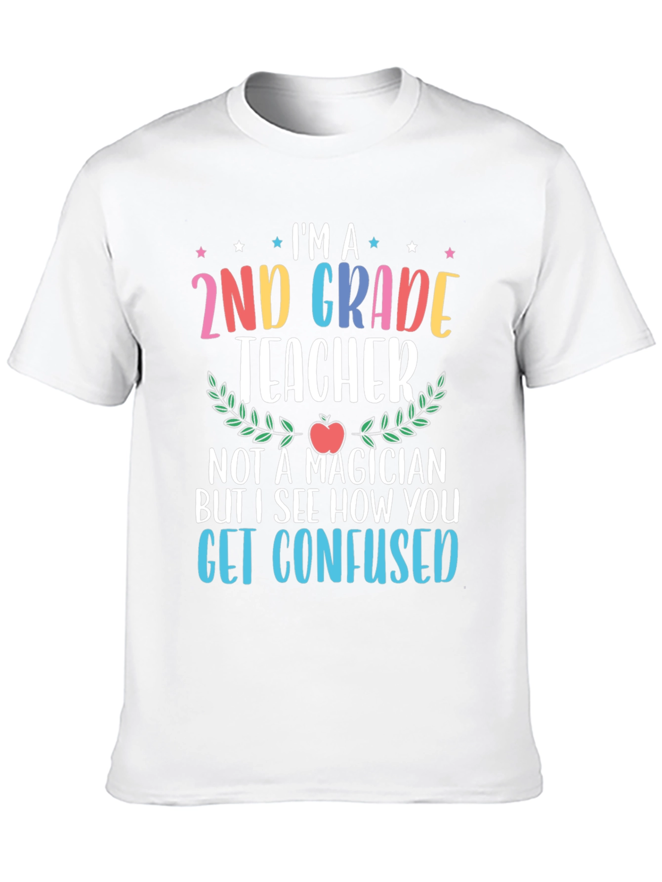 2nd Grade Teacher Graphic T-Shirt