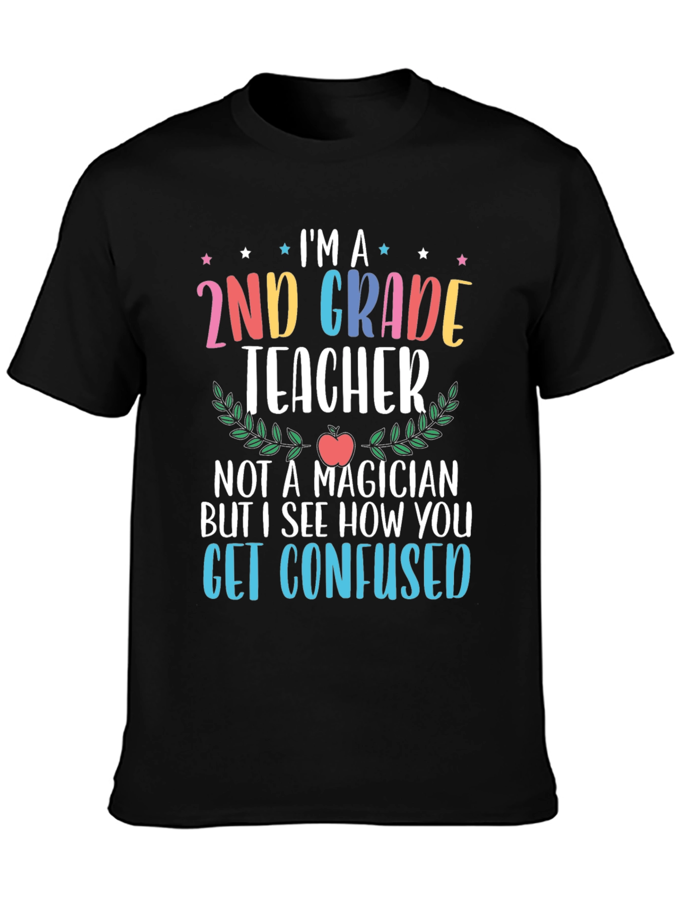 2nd Grade Teacher Graphic T-Shirt