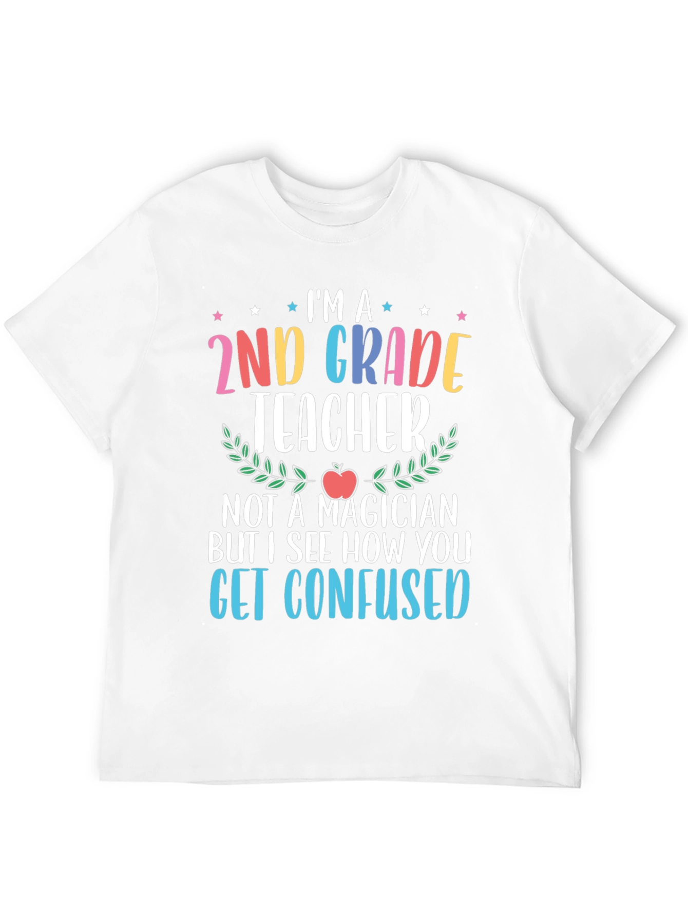 2nd Grade Teacher Graphic T-Shirt