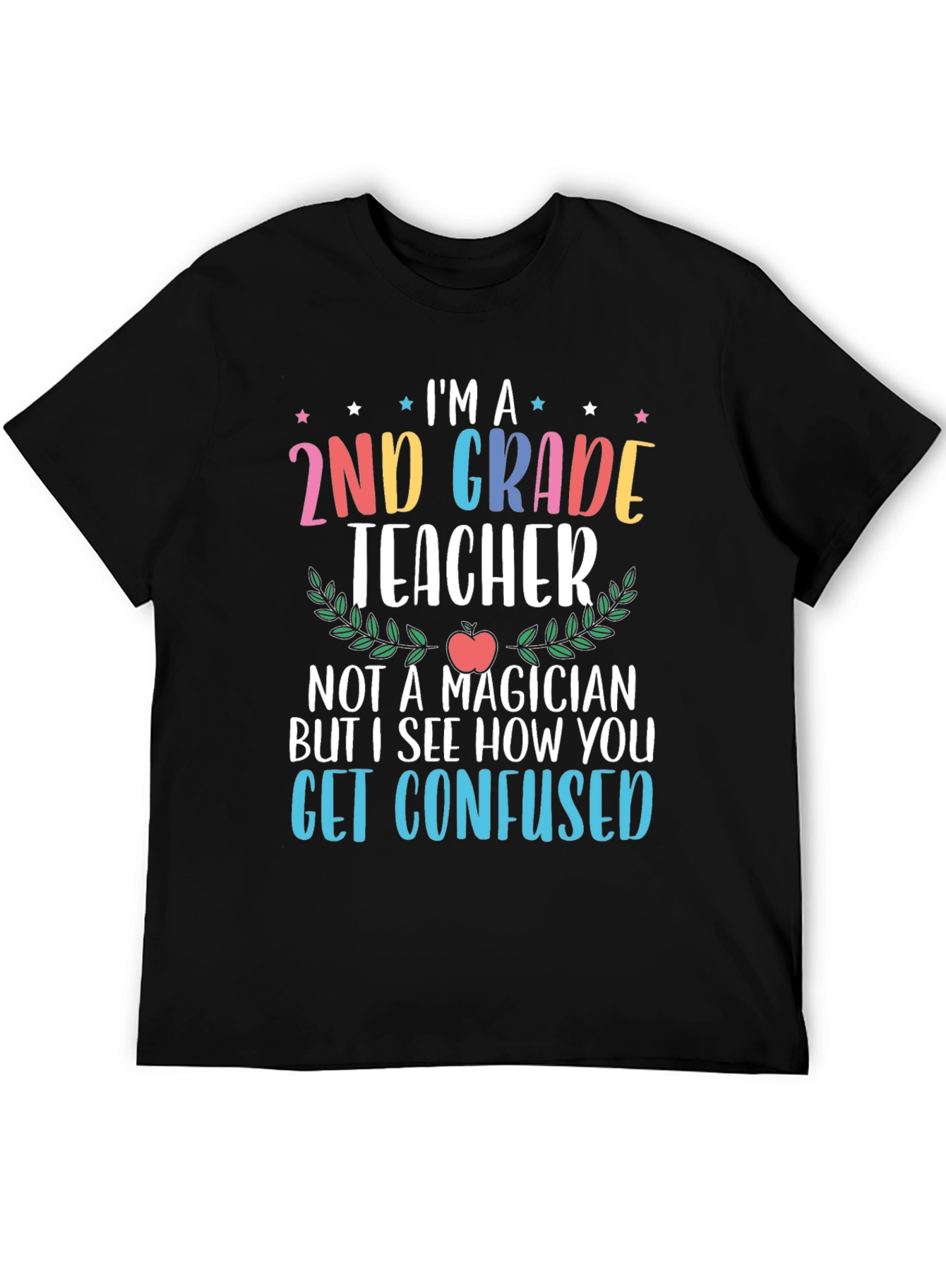2nd Grade Teacher Graphic T-Shirt