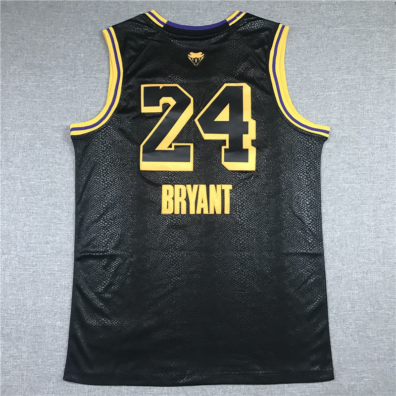 Men's Los Angeles Lakers Kobe Bryant #24 Black Player Jerseys