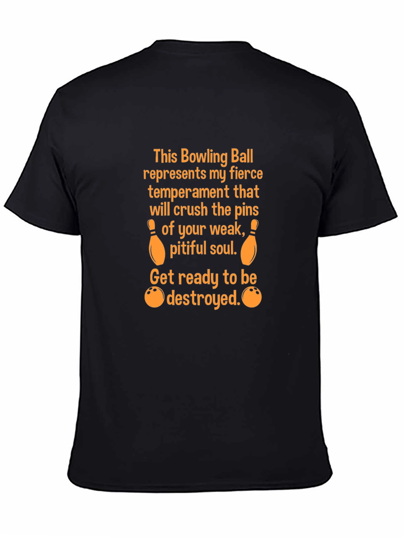 Fierce Bowling Ball Temperament Graphic Tee