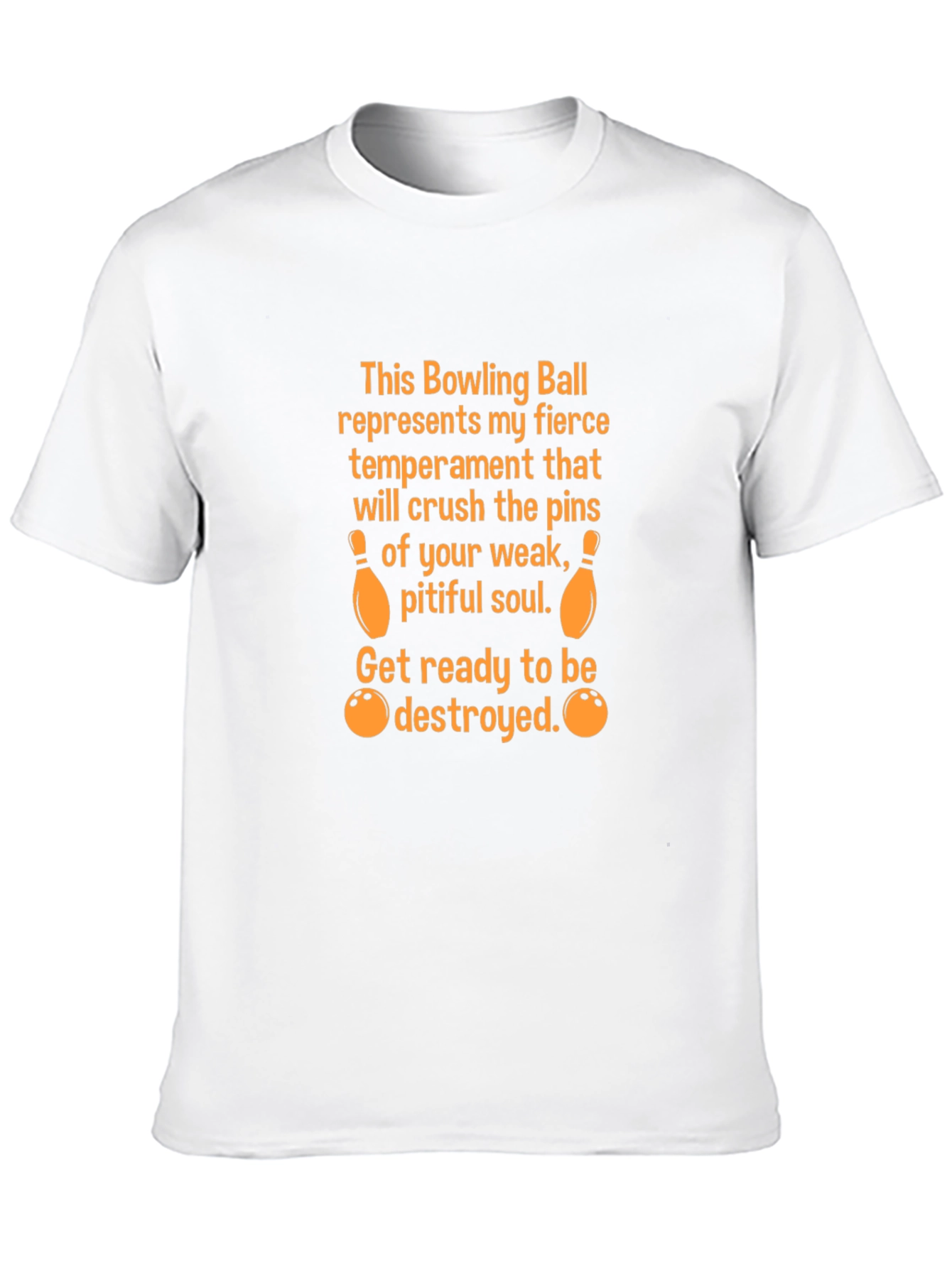 Fierce Bowling Ball Temperament Graphic Tee