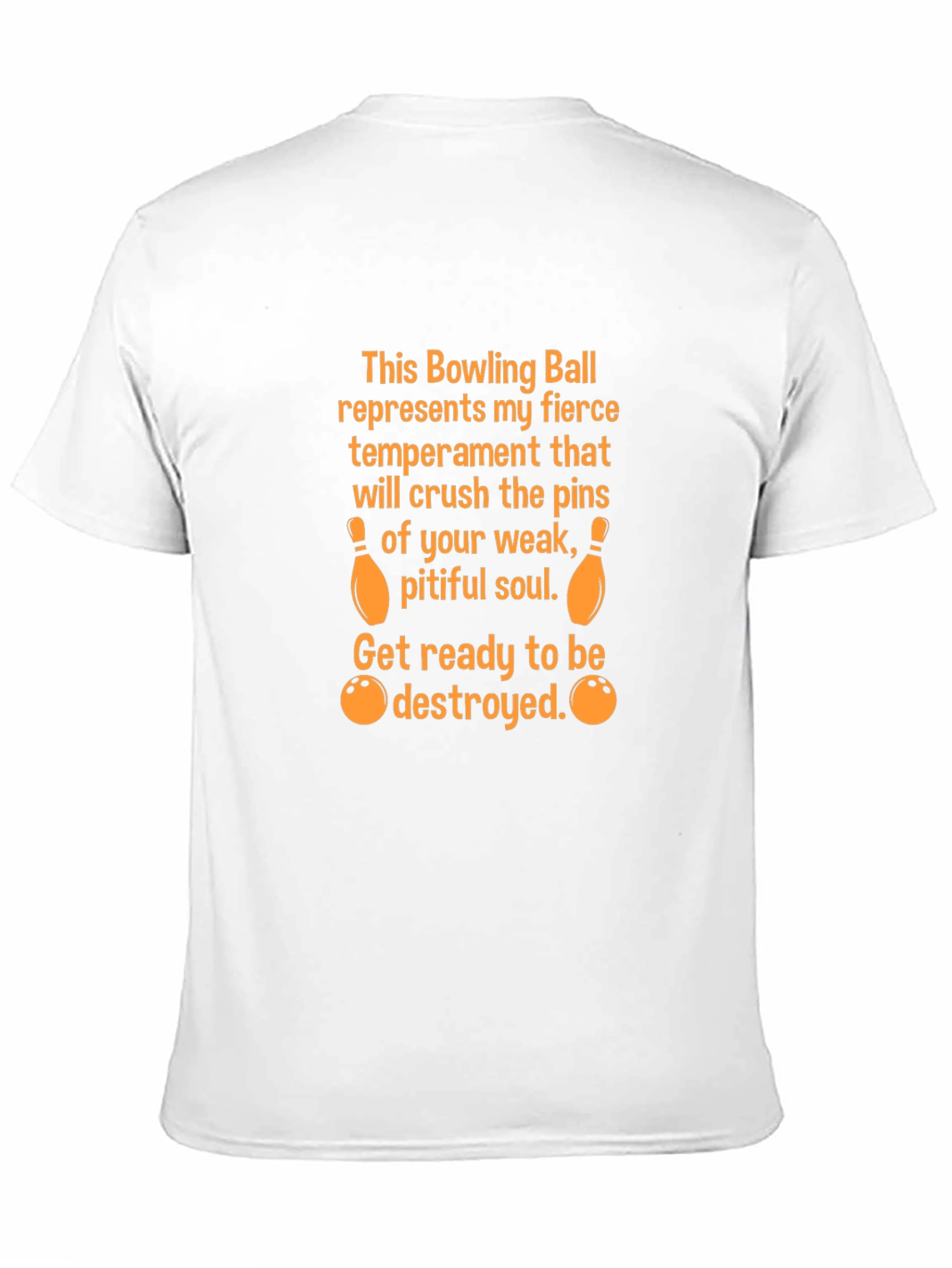 Fierce Bowling Ball Temperament Graphic Tee
