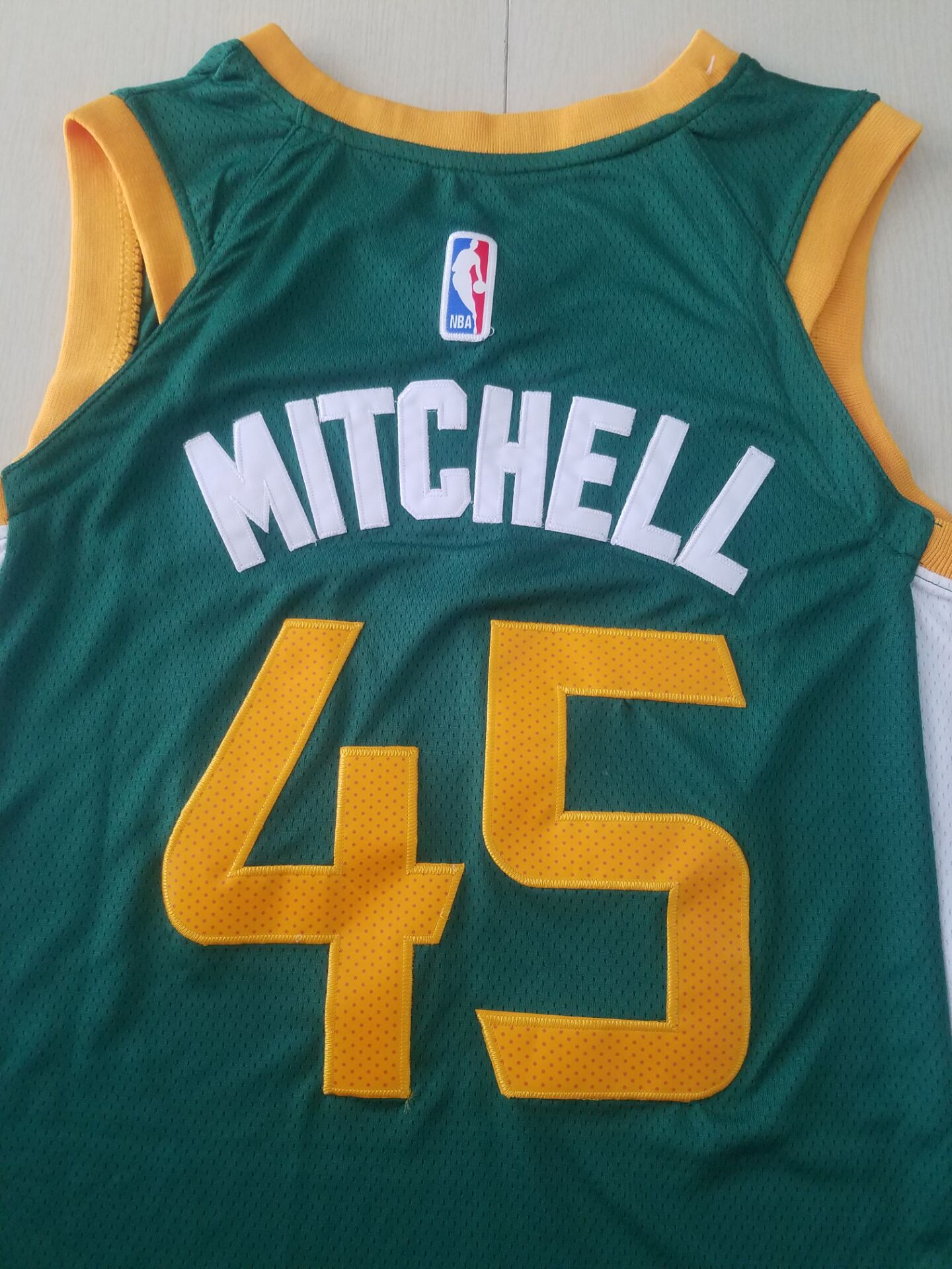 Men's Utah Jazz Donovan Mitchell #45 Green 2020/21 Swingman Player Jerseys