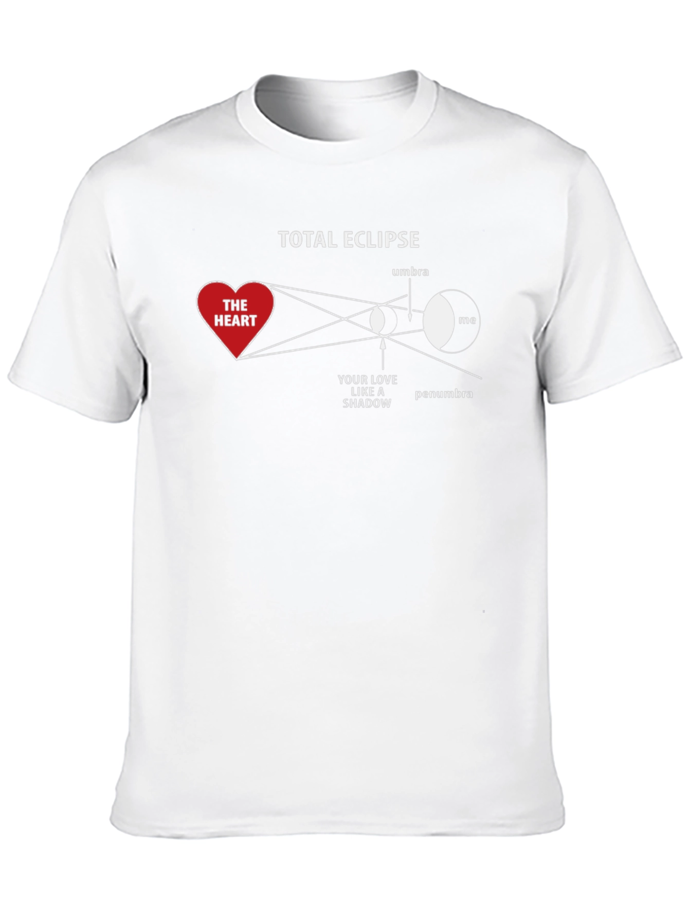 Total Eclipse Heart Shadow Graphic T-Shirt