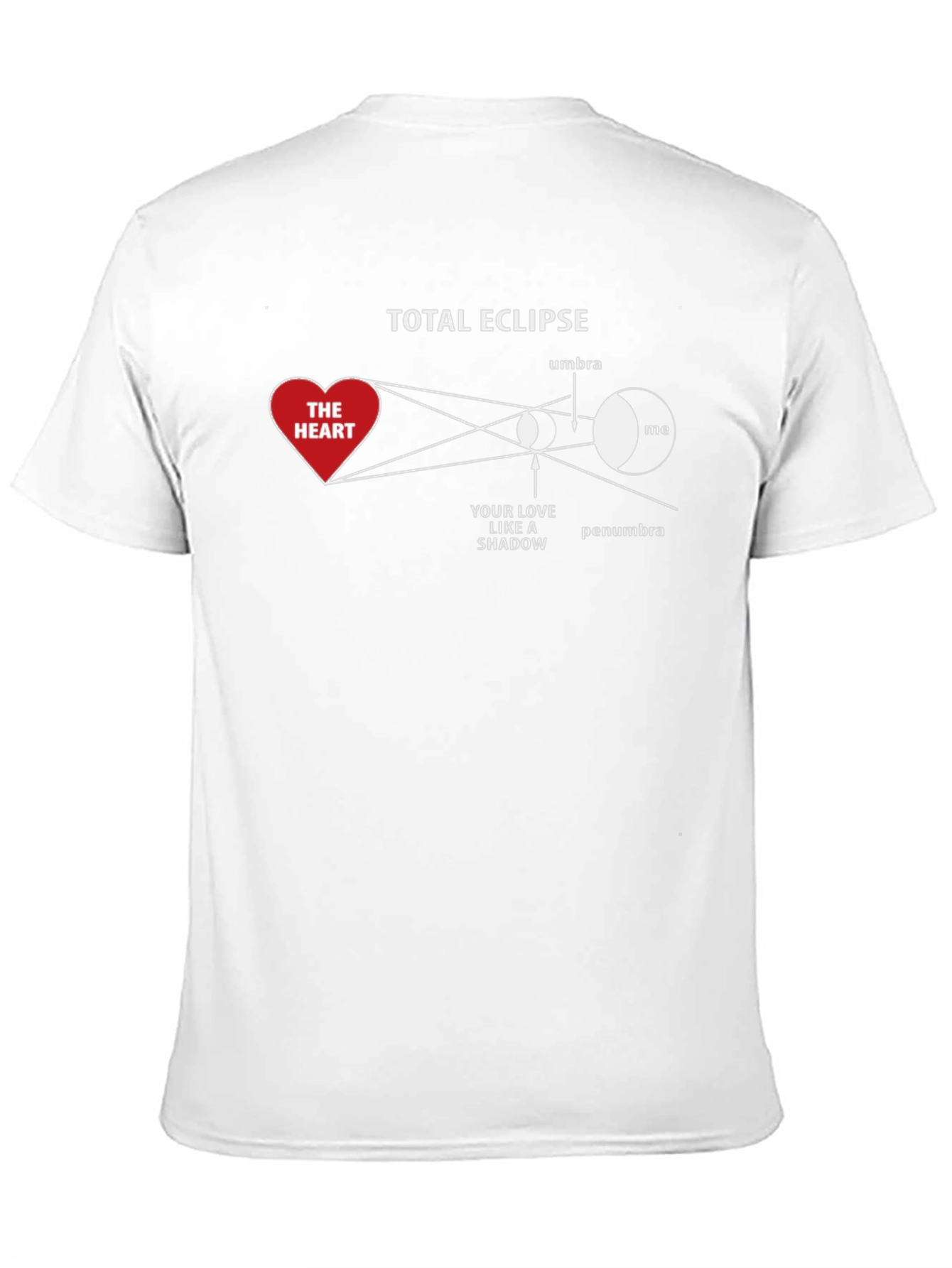 Total Eclipse Heart Shadow Graphic T-Shirt